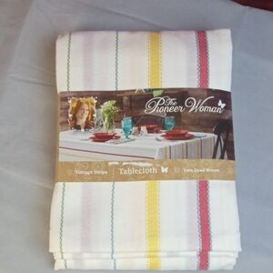 The Pioneer Woman Vintage Stripe Tablecloth
